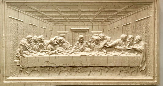 Last Supper 3D carving